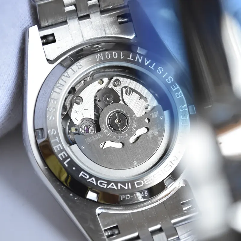 Pagani Design Sapphire Crystal Green Dia Men's Watch- PD-1645